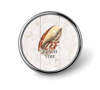 Conch Enamel Pins Sets Beach Themed Brooch Pins Ocean Beach Button Pins Sea Theme Custom Buttons Nautical Coastal Cute Cool Pins For Jackets Clothes Housewarming Gift