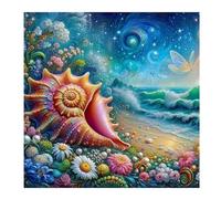 Conch Flower Sky Jigsaw Puzzle 500 Pieces 45x45cm/18x18inch, Difficult jigsaw puzzles for Adults 500, Beautiful Art work, Great Festive Puzzle Gift for Men/Women