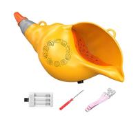 Conch Musical Toy - Trumpet Sounding Multi-purpose Preloaded Melodies Simulation Animal Sounds | Rhythmic Learning Instrument Breathing Control Practice Equipment Cad