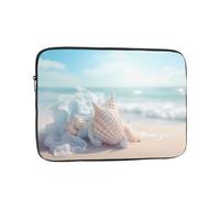 Conch On The Beach Laptop Sleeve Case 12 Inch Suitable for Notebook Computer Tablet Traveling Carrying Simple Case