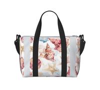 Conch Print Italy Flag Print Versatile Handbag for Travel,Hand-Held Crossbody Travel Bag for Your Every Need