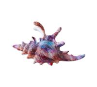 Conch Shaped Hair Clip Secure Clasp Acrylic Accessory for Parties Workouts Event Fashionable Conch Clip Jewelry