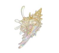 Conch Shaped Hair Clip Secure Clasp Acrylic Hair Accessory for Parties Workouts Event Elegant Hair Clip for Women