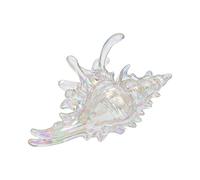 Conch Shaped Hair Clip Secure Clasp Acrylic Hair Accessory for Parties Workouts Event Elegant Hair Clip for Women
