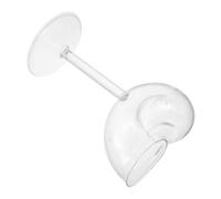Conch Shell Shaped Wine Glass Glass Goblet for Cocktails and Red Wine | 150ml Capacity, 5cm Opening, Elegant Seashell Design, Suitable for Beach Bars, Parties, Hosts and Home Entertaining