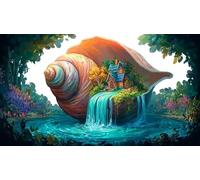 Conch-World 1000 Piece Jigsaw Puzzles for Adults Educational Games Jigsaw Puzzle Home Decoration for Family Decorations 75x50cm/1000pcs