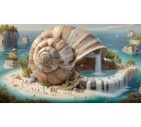 Conch-World 1000 Piece Jigsaw Puzzles for Adults Educational Games Jigsaw Puzzle Home Decoration for Adults Gifts 75x50cm/1000pcs