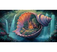 Conch-World 1000 Piece Jigsaw Puzzles for Adults Family Challenge Toys Jigsaw Puzzle Home Decoration for The Whole for Women, Gifts for Men 38x52cm/1000pcs