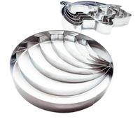 Concha Cutter, Effortlessly Shape Treats, Stainless Steel, Pig Cookie Cutter, Baking Tools and Accessories, Swine Conch Mold Stamp, for Baking Cake Craft Pastry Tray Molding Use