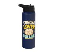 Concha Lover Sweet Bread Forever Fan Stainless Steel Insulated Water Bottle