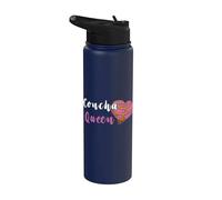 Concha Queen Latina Mexico Bread Mexican Candy Stainless Steel Insulated Water Bottle