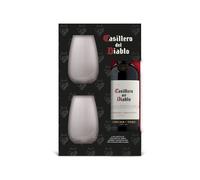 Concha Y Toro Casillero Wine & Stemless Glasses Gift Set