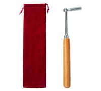 CONCHACIELO #2 Piano Tuning Wrench: Star Tip Long Handle Universal Piano Tuning Hammer Tool with Portable Velvet Bag, for Tuning Beginner, Professional Tuner