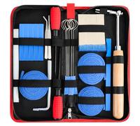 CONCHACIELO Professional Piano Tuning Kit: Universal Piano Tuning Tools Kit Set with Portable Case,Tuning Wrench, Wrench Fastener, Tuning Mute. for Tuning Beginner, Professional Tuner (Pro Set)