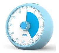 Conchstar Visual Timer 60-Minute, Kids for Homeschool Desk, Time Management Tools with Silent Operation, Timer for Kitchen Office Classroom (Blue)