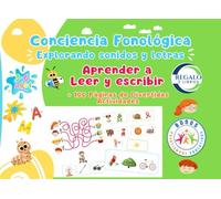 Conciencia Fonológica. Explorando sonidos y letras. Actividades para Aprender a Leer y Escribir, Niños y Niñas 3-6 años: Aprendizaje de la ... método diverlexia. Habilidades Prelectoras.