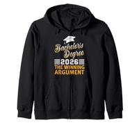 Conclusion THE BEST ARGUMENT FUNNY Bachelor Zip Hoodie