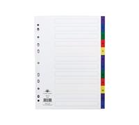 Concord 1-12 Index Polypropylene Multicoloured A4 66499