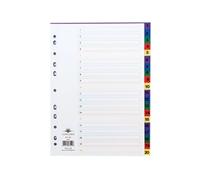 Concord 1-20 Index Polypropylene Multicoloured A4 66599