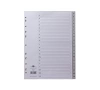 Concord 20-Part A-Z Index Polypropylene A4 Grey