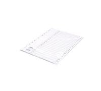 Concord PP A-Z A4 INDEX WHITE 64601