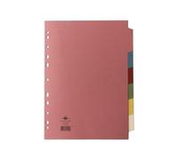 Concord Subject Dividers 70699/J6 6-Part A4 Multicoloured 230 micron