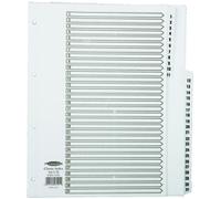 Concord Classic Index 1-31 A4 180gsm Board White with Clear Mylar Tabs