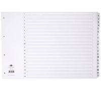 Concord Classic Index Mylar-reinforced Punched 4 Holes 1-20 A3 White Ref 04801/CS48