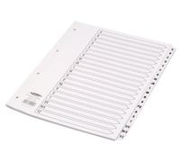 Concord Classic Index Mylar-reinforced Punched 4 Holes A-Z 20-Part A4 White Ref 04001/CS40
