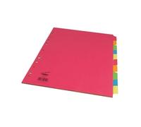 Concord Contrast Subject Dividers Europunched 10-Part A4 - 50899