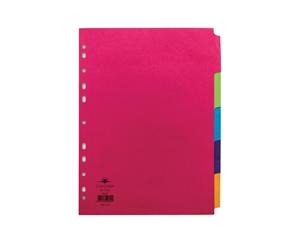 Concord Contrast Subject Dividers Europunched 5-Part A4 - 50699