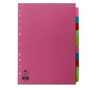 Concord Divider 10-Part A4 160gsm Multicoloured 72299/J22+ Finchley Pen Free