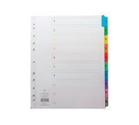 Concord Index Multicolour-tabbed Europunched - CS98