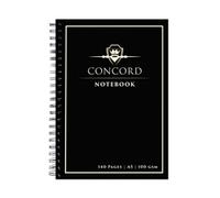 Concord Jotta Notebook 140 Page A5 Black (5 Pack) 8959-CON