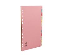 Concord Manilla Index Europunched Jan-Dec A4 Assorted Ref 71999