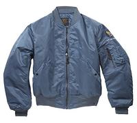 Concord Original US Vintage MA1 Flight Bomber Jacket (2XL) Blue