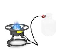 CONCORD Prairie Burner. 16" Single Banjo Jr Outdoor Burner with Stand. Great Stove for Home Brewing, Turkey Frying, Seafood Boils, Etc