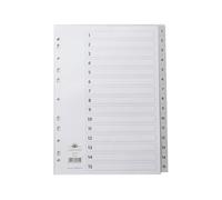 Concord PVC Index A4 1 To 15 GREY