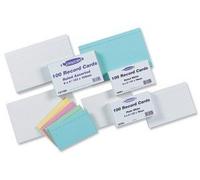 Concord Record Card Smooth Ruled 2 Sides 12.7x7.6 cm White Ref 16001 [Pack of 100]