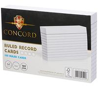 Concord Record Card Smooth Ruled 2 Sides 152x102mm White Ref 16101 [Pack of 100]