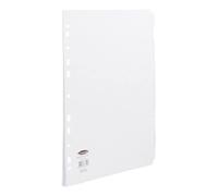 Concord Subject Dividers 10-Part Multipunched Extra Wide 160gsm Extra Wide A4+ White Ref 77801 + Free finchley Refill Pen (10)