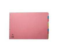 Concord Subject Dividers 160gsm Oblong 10-Part A3 - 70499/J4
