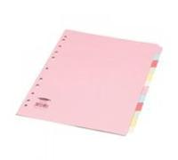 Concord Subject Dividers 230 Micron 12-Part A4 Assorted Ref 71499/J14