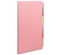 Concord Unpunched Divider 10-Part A4 Multicoloured (Pack of 10) 76099