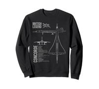Concorde Airliner Aircraft Sweatshirt