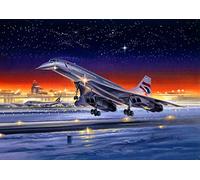 Concorde Boeing 747 British Airways Aircraft Airliner Christmas Xmas Card