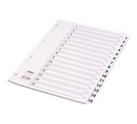 Concorde Concord A4 1-15 Part Classic Index Whiteboard Folder With Mylar Tabs - Clear