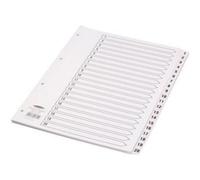 Concorde Concord A4 1-20 Part Classic Index White Board With Mylar Tabs - Clear