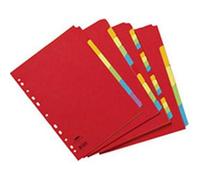 Concorde Concord A4 Assorted 6 Part Bright Divider, Pack Of 1