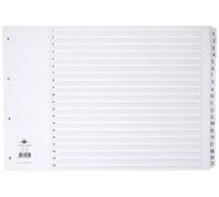 Concorde Concord Classic Index Mylar-Reinforced Punched 4 Holes 1-20 A3 White Ref 04801/cs48